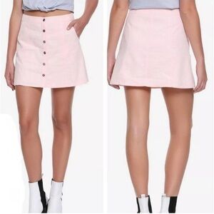 Hot Topic Torrid Size 5 Riverdale Betty Blush Pink Corduroy Skirt
